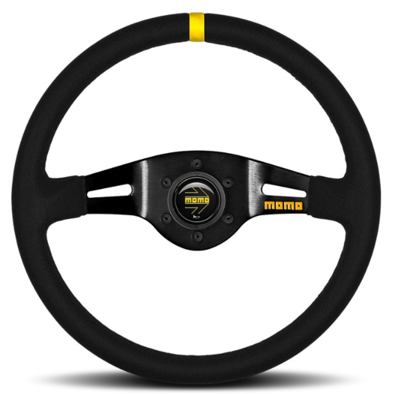 Volant MOMO MOD03 Peau retournée Noir