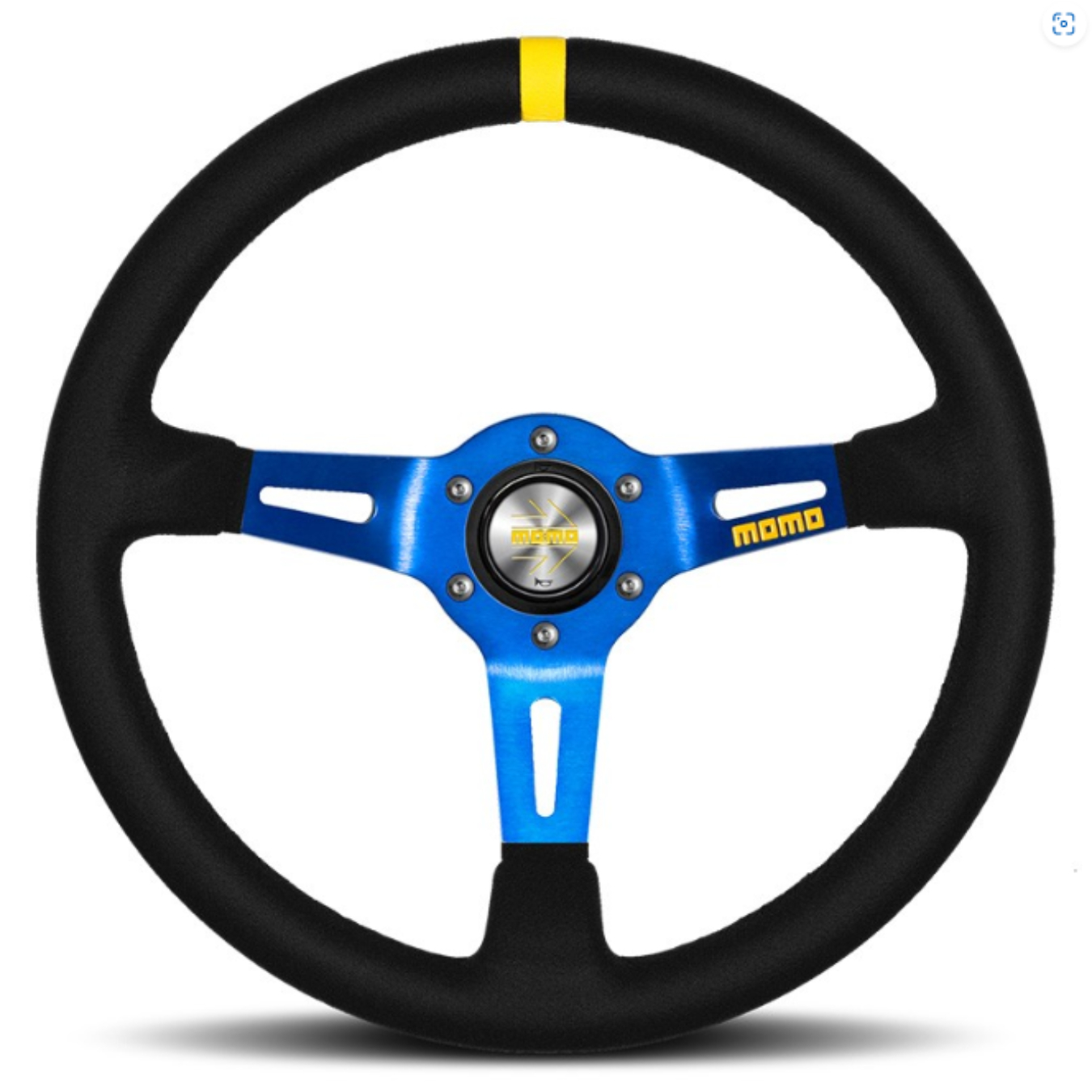 Volant MOMO MOD08 Peau retournée Bleu