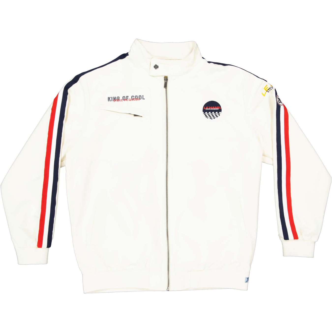 Veste STEVE MCQUEEN Racing 20 Blanche pour homme