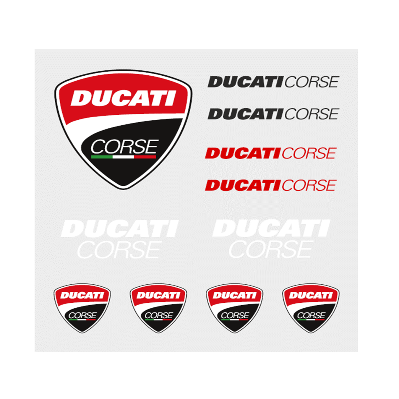 Stickers DUCATI Corse Badge