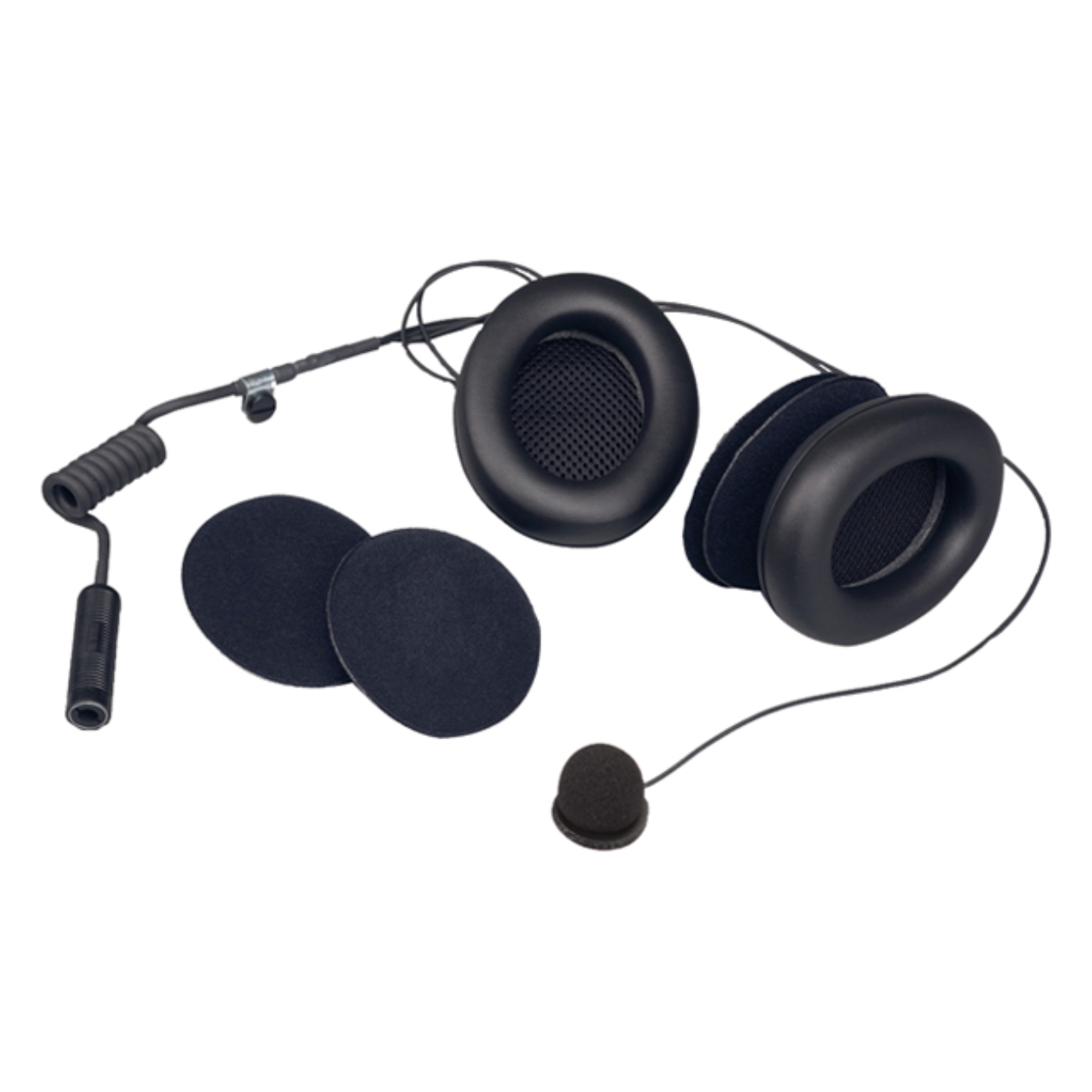 Kit radio casque intégral STILO avec écouteurs, coquilles anti bruit et micro pour radio WRC