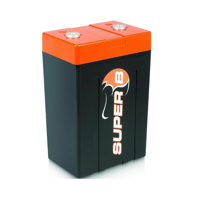 Batterie SUPER B au Lithium Fer Phosphate 15 Ah démarrage 900 A dimensions 120 x 80 x 200 mm