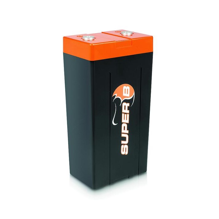 Batterie SUPER B au Lithium Fer Phosphate 20 Ah démarrage 1 000 A dimensions 120 x 80 x 255 mm