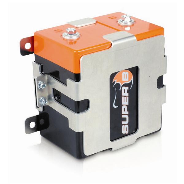 Support SUPER B pour batterie 15 A/h 120 x 80 x 200 mm