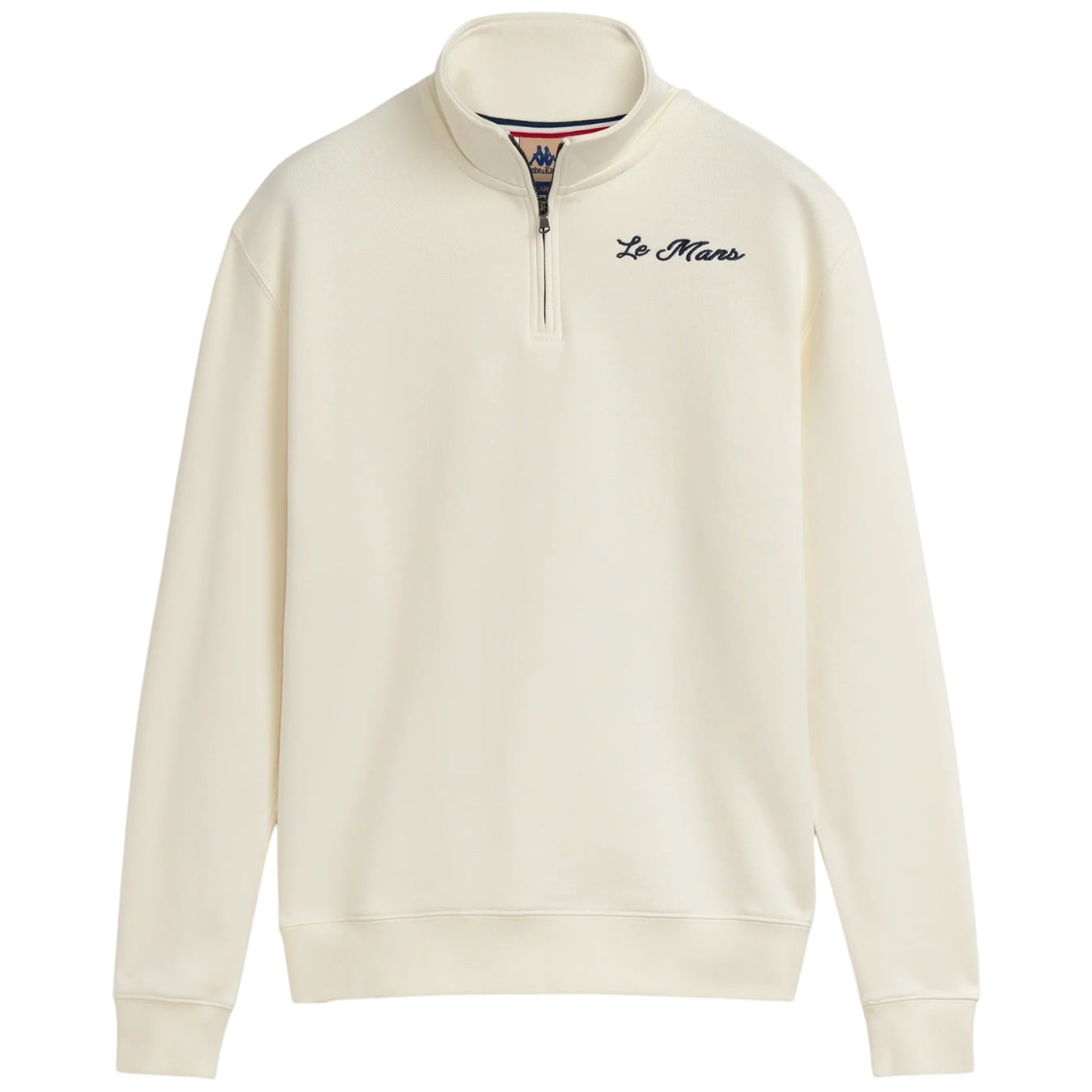 Sweat 1/4 Zip 24h du Mans Kappa Mosso Beige