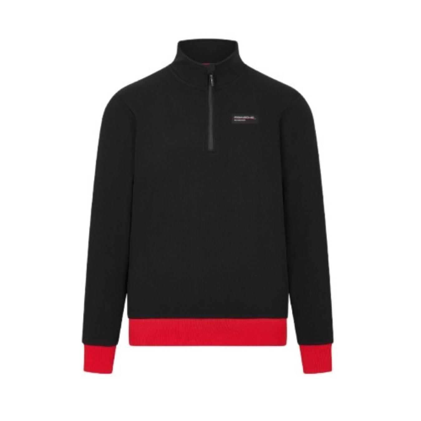 Sweat 1/4 Zip Porsche Sw Noir Homme