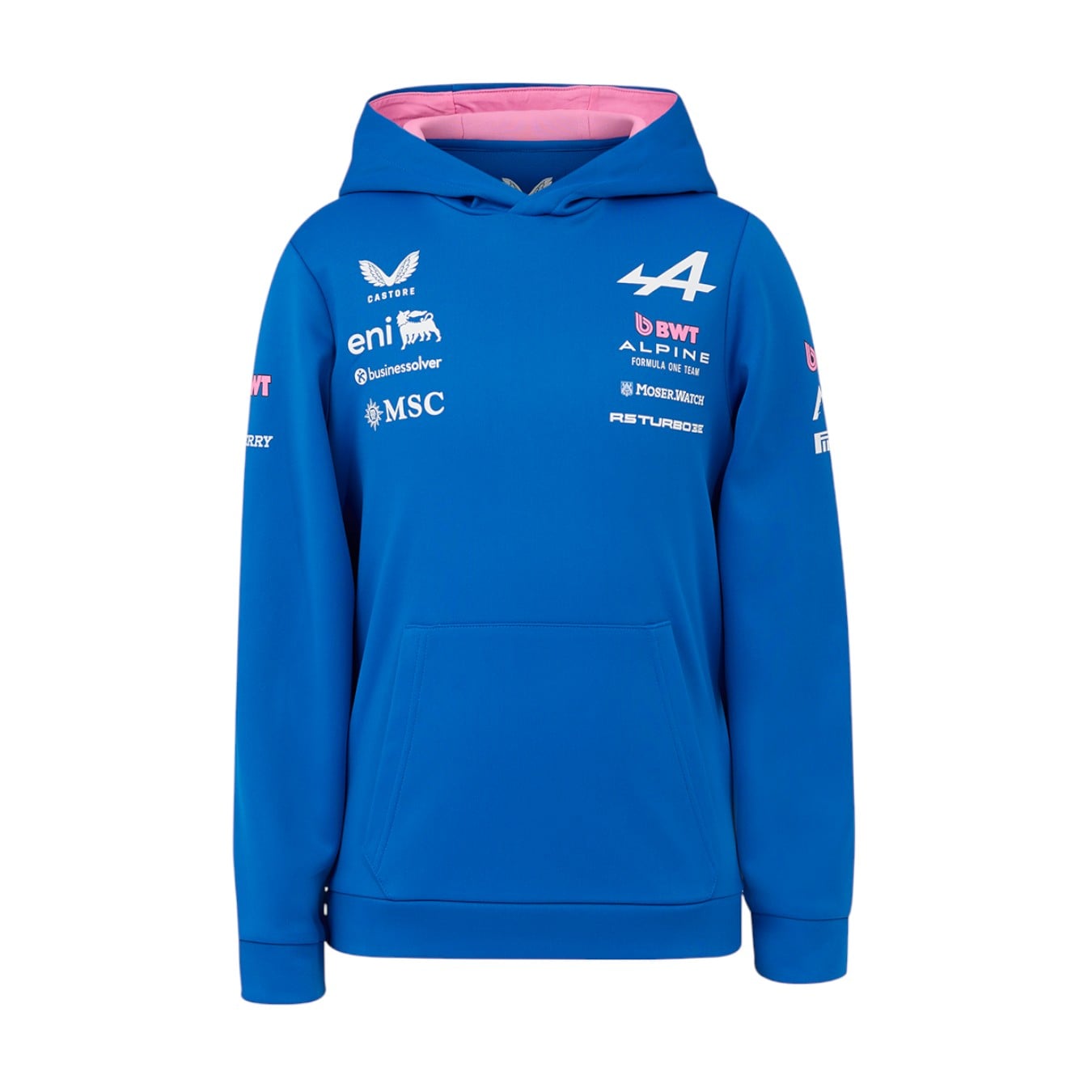 Sweat à Capuche Alpine Team F1 Bleu Enfant
