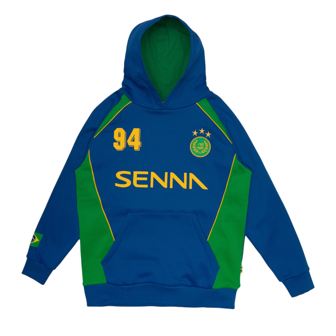 Sweat à Capuche Ayrton Senna 94 Bleu