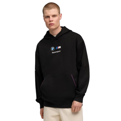 Sweat à capuche BMW Motosport Fleece Noir Homme