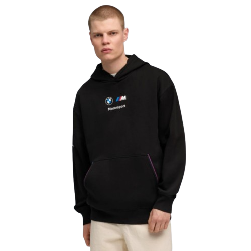 Sweat à capuche BMW Motosport Fleece Noir Homme