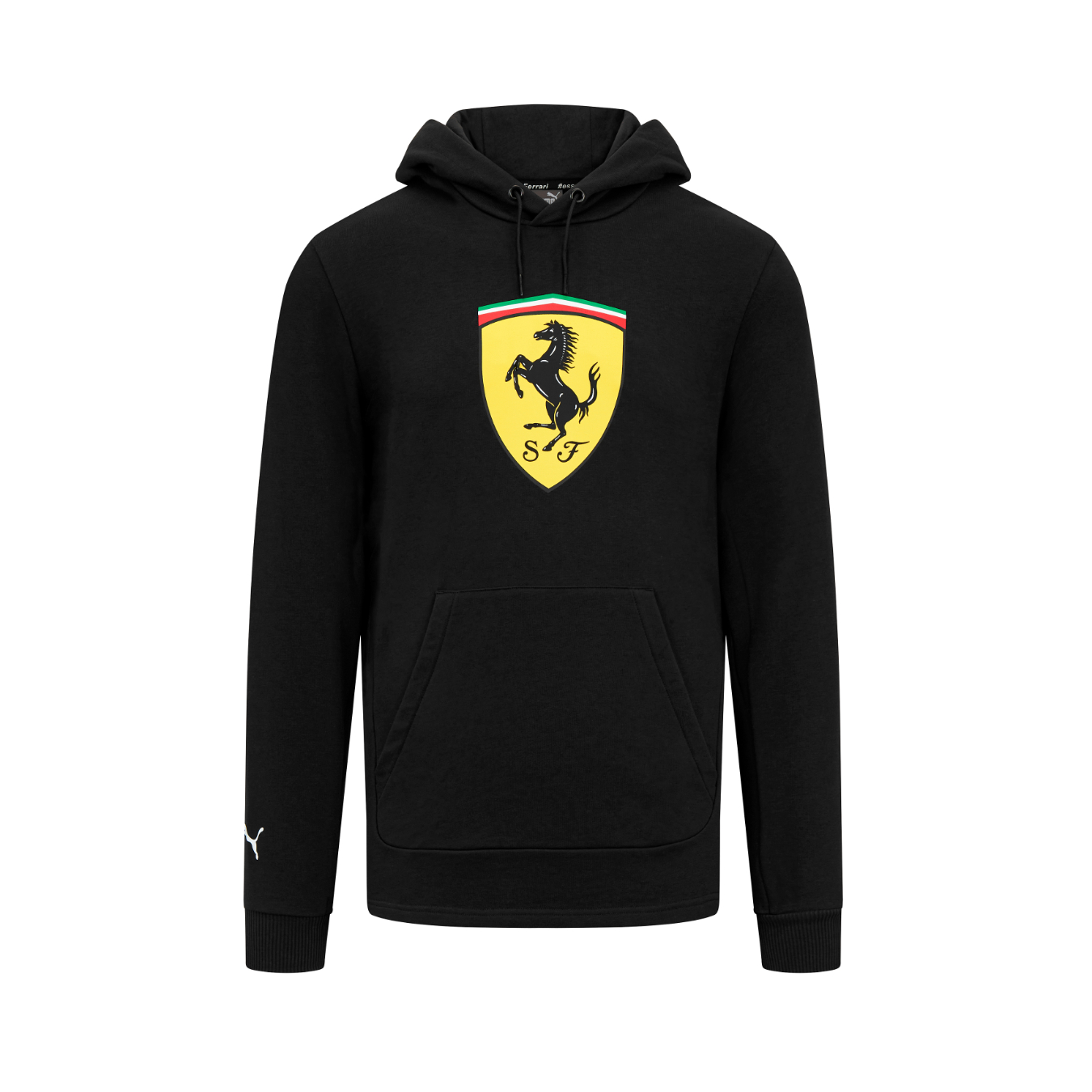Sweat à capuche FERRARI Gros Logo noir pour homme