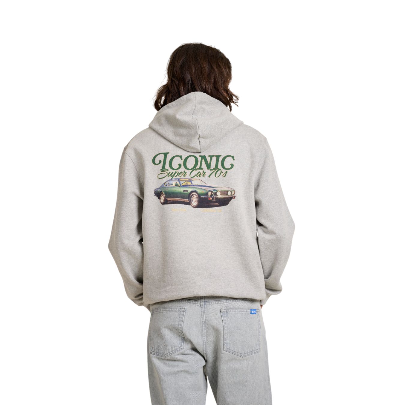 Sweat à Capuche Hero 7 Alenzo Gris Homme