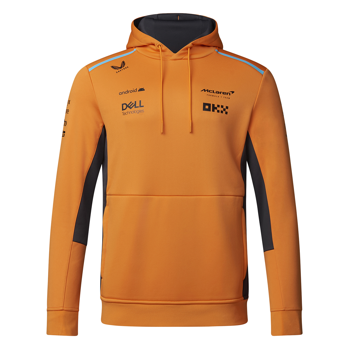 Sweat à Capuche MCLAREN Castore Team Replica Orange unisexe