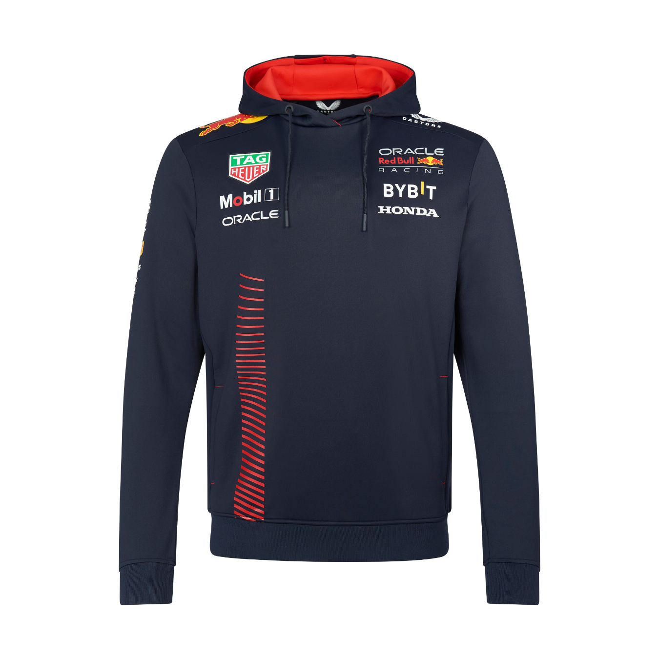 Sweat à Capuche RED BULL Racing Castore Team Replica Bleu unisexe