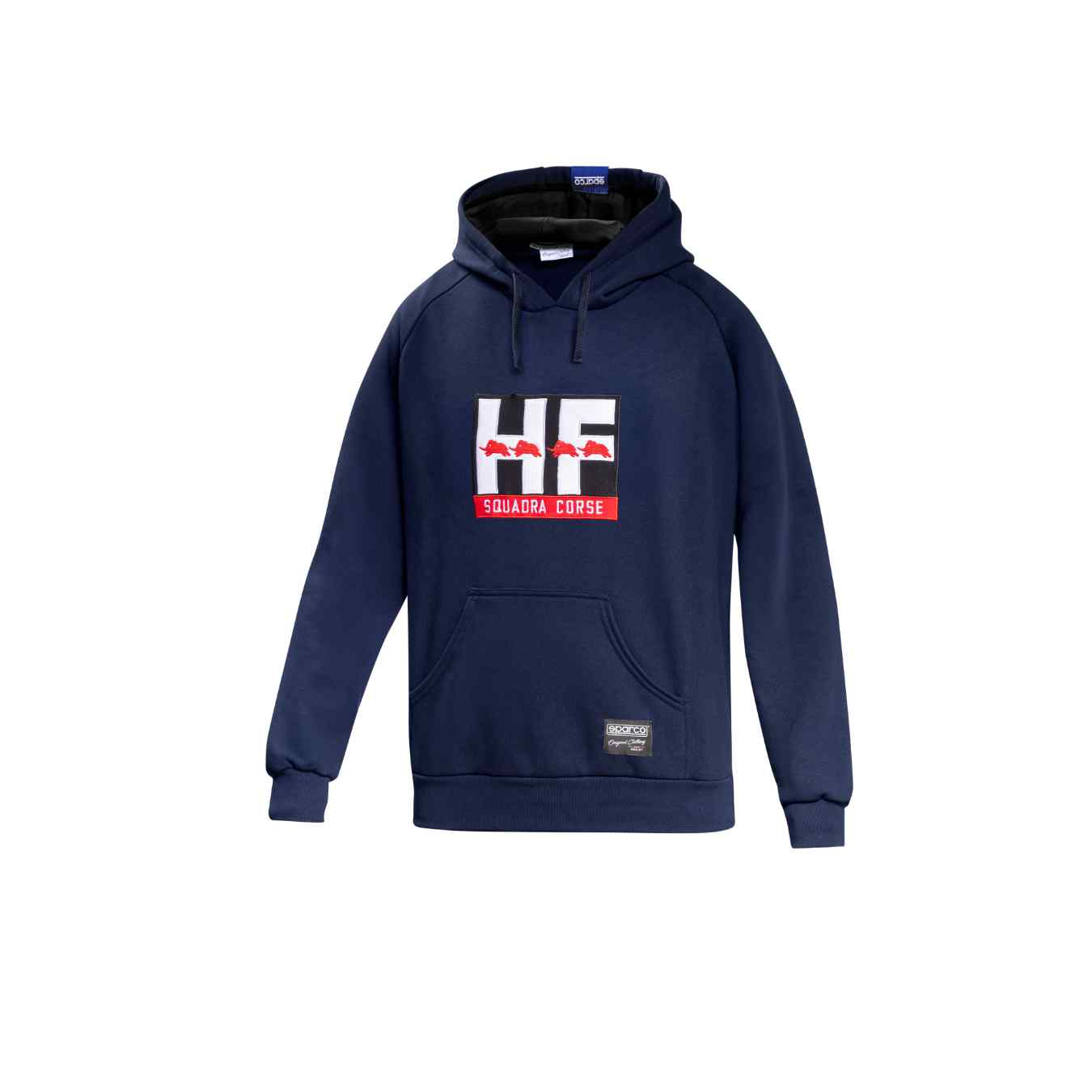 Sweat Capuche SPARCO X LANCIA SQUADRA CORSE Bleu Marine