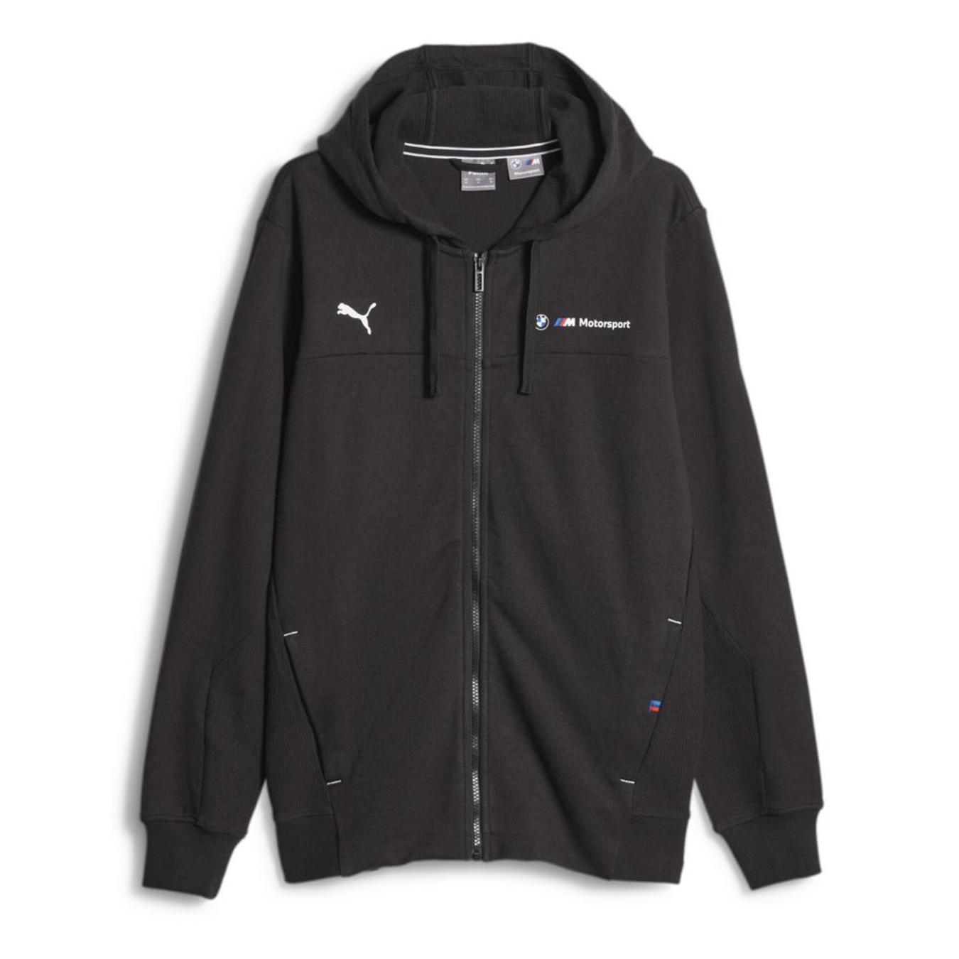 Sweat Zippé à Capuche BMW MOTORSPORT Puma MMS Noir homme
