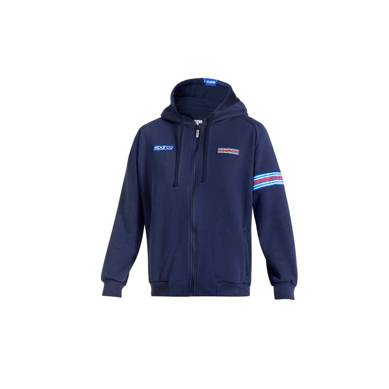 Sweat Zippe Capuche MARTINI RACING Bleu Marine