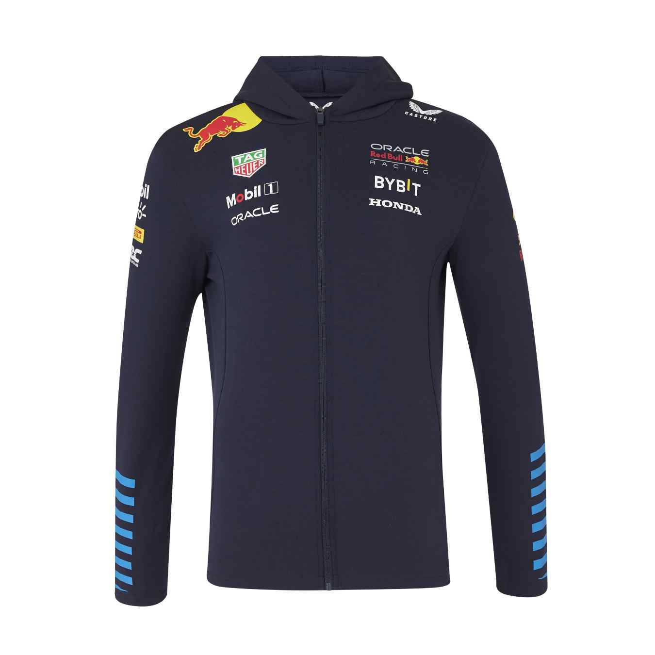 Sweat Zippe RED BULL Castore Team Replica Bleu pour Homme RBR24_SWH_ZIP