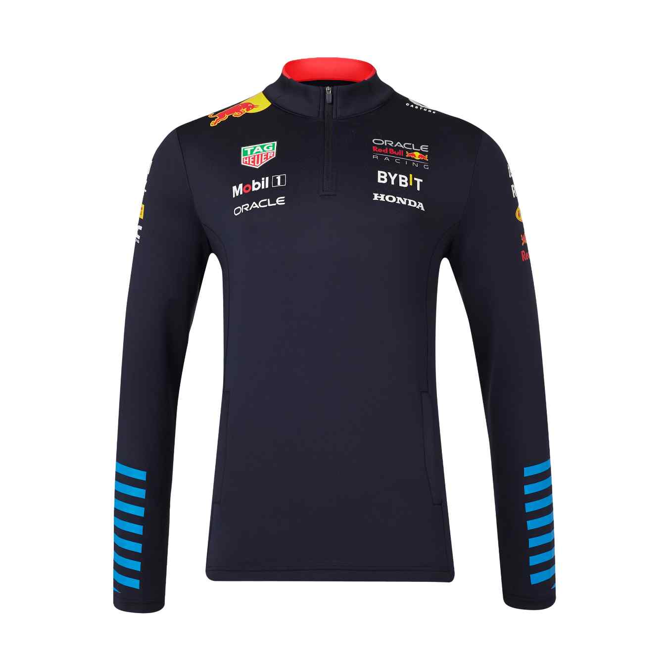 Sweat Zippe RED BULL Castore Team Replica Bleu Unisexe RBR24_SWH_QUA