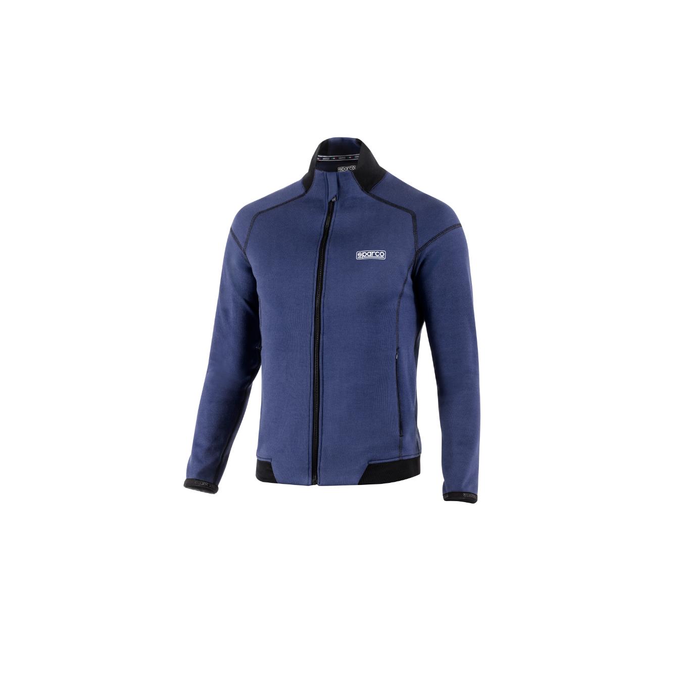 Sweatshirt Zippe PRO SPARCO Teamwear Bleu Marine