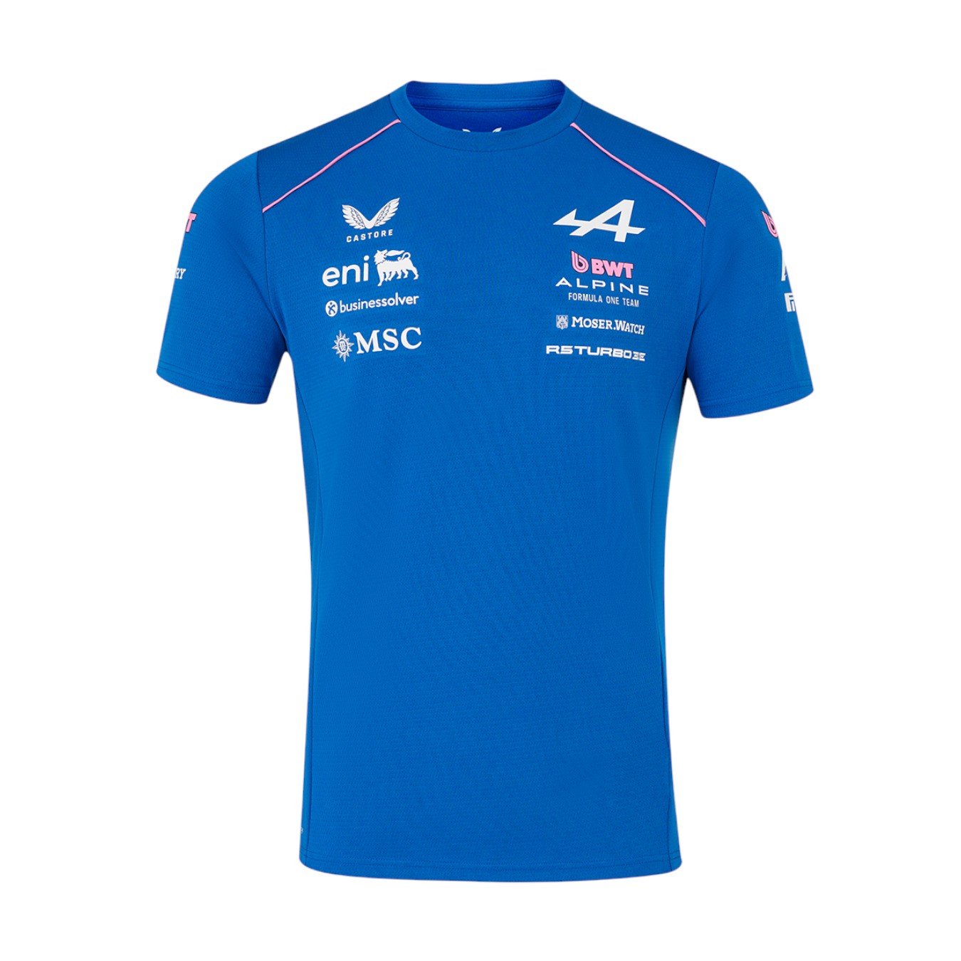 T-Shirt Alpine Set Up Team F1 Bleu Homme