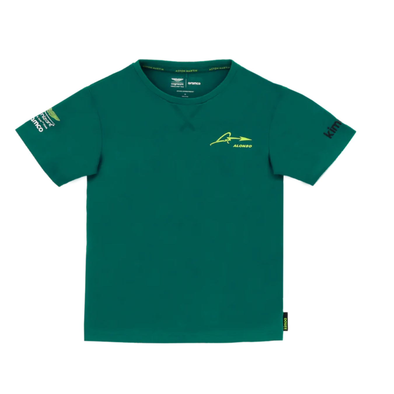 T-shirt ASTON MARTIN Fernando Alonso KIMOA Vert pour homme