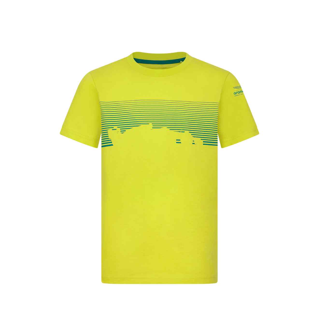 T-shirt ASTON MARTIN Graphique Jaune pour Enfant ASM24_TSE_GRA