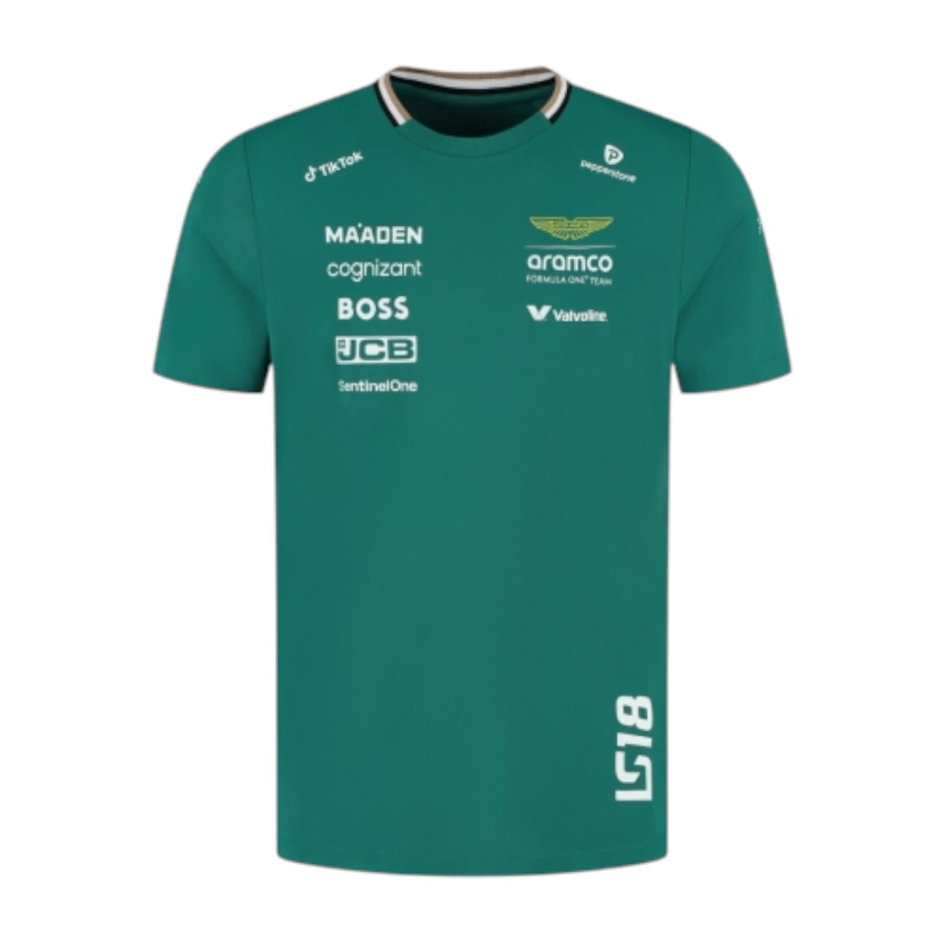 T-Shirt Aston Martin Lance Stroll Team Tee Green Homme