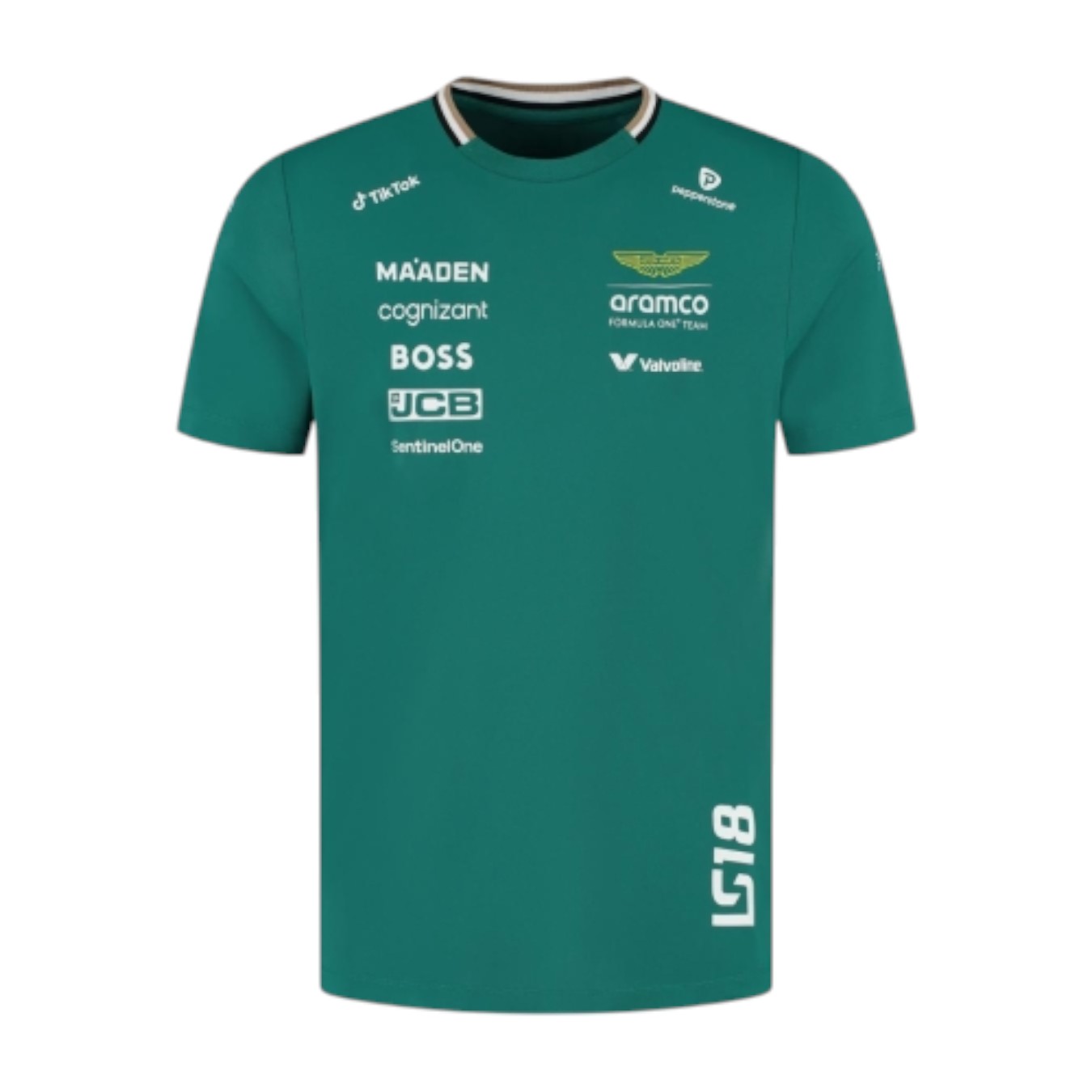 T-Shirt Aston Martin Lance Stroll Team Tee Green Homme