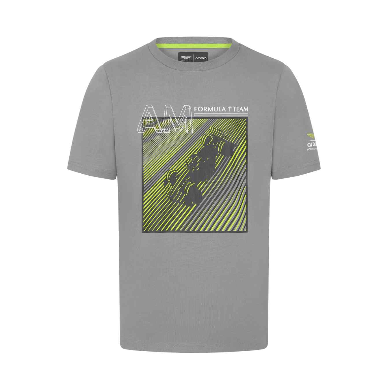 T-shirt ASTON MARTIN Lifestyle Voiture Gris pour homme ASM24_TSH_VOI