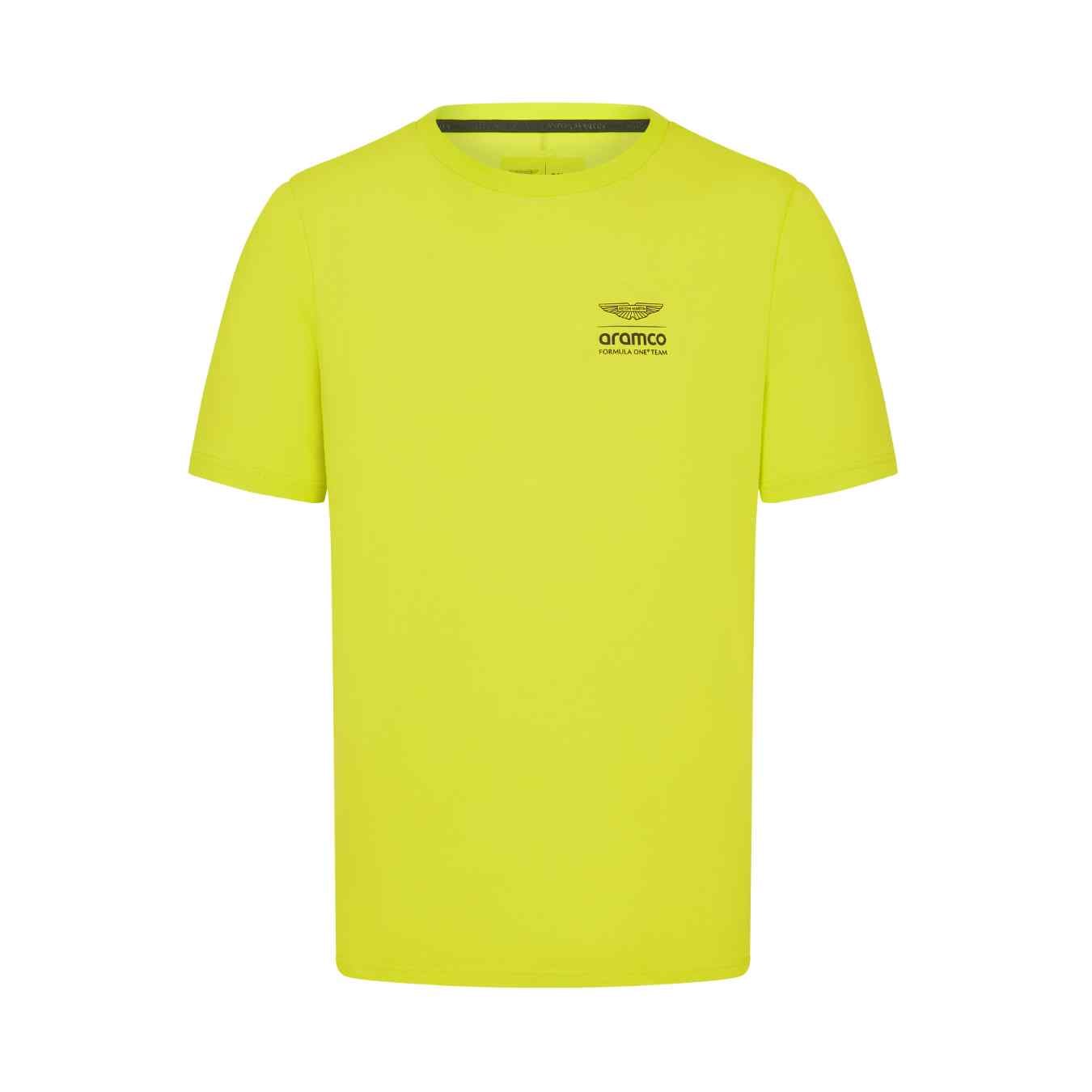 T-shirt ASTON MARTIN Lifestyle Voiture Jaune pour homme ASM24_TSH_LIF