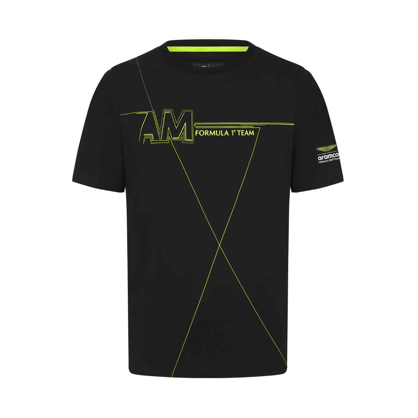 T-shirt ASTON MARTIN Lifestyle Wireframe Noir pour homme ASM24_TSH_WIR
