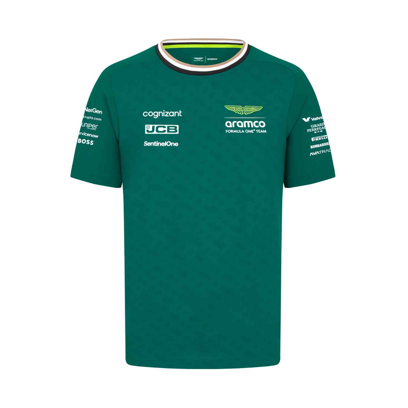 T-shirt ASTON MARTIN Team Vert pour Homme ASM24_TSH_TEA