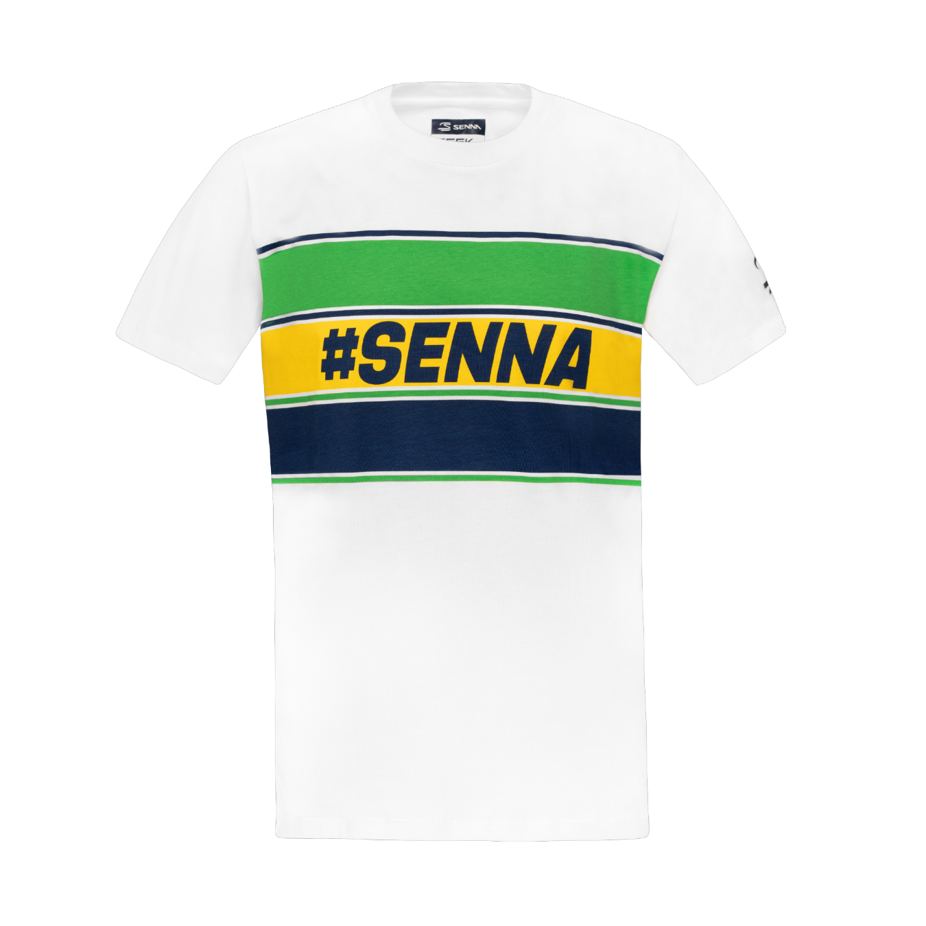 T-Shirt Ayrton Senna Blanc Homme