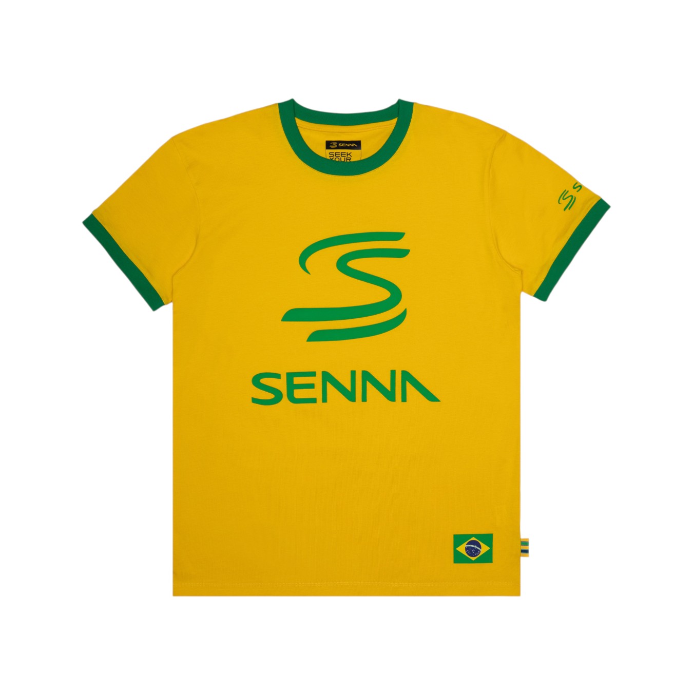 T-Shirt Ayrton Senna Legacy Jaune