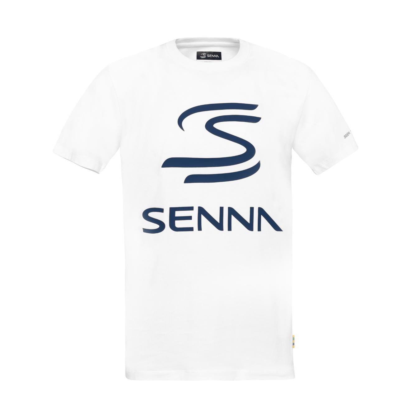 T-Shirt Ayrton Senna Legacy Logo de couleur blanc pour homme