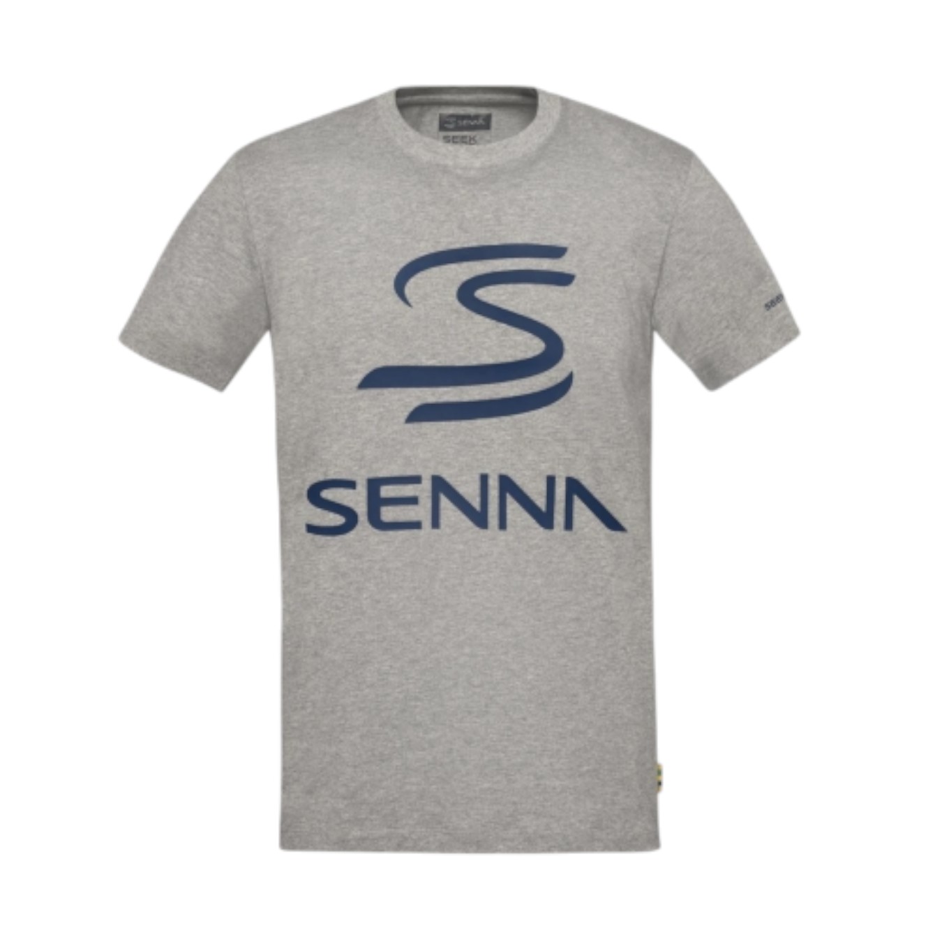 T-Shirt Ayrton Senna Legacy Logo de couleur gris pour homme