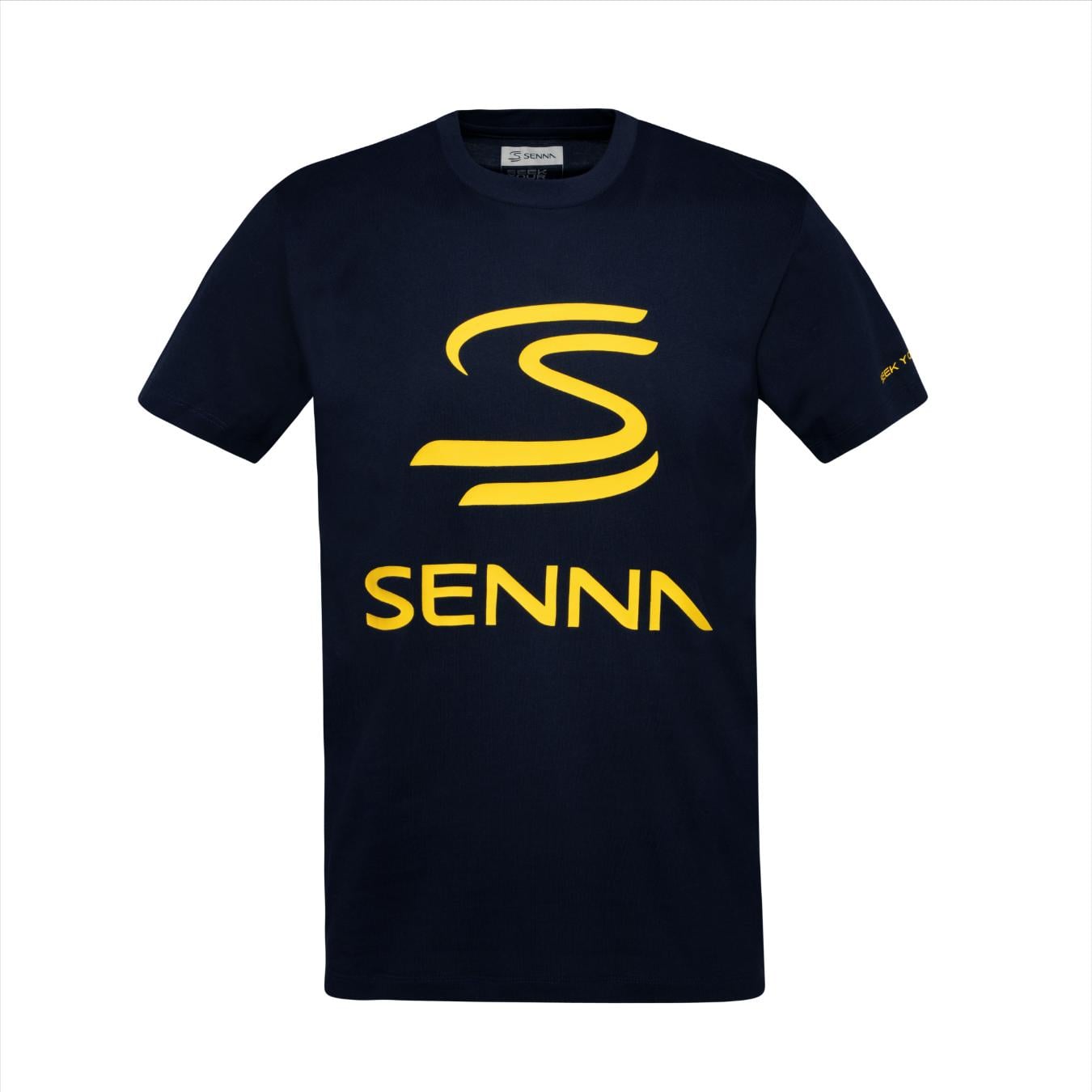 T-Shirt Ayrton Senna Legacy Logo de couleur navy pour homme