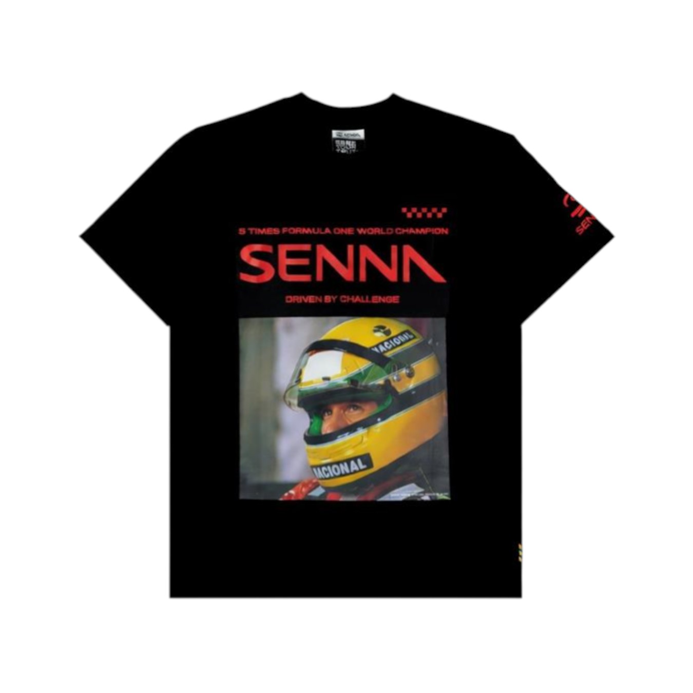 T-Shirt Ayrton Senna Race Noir