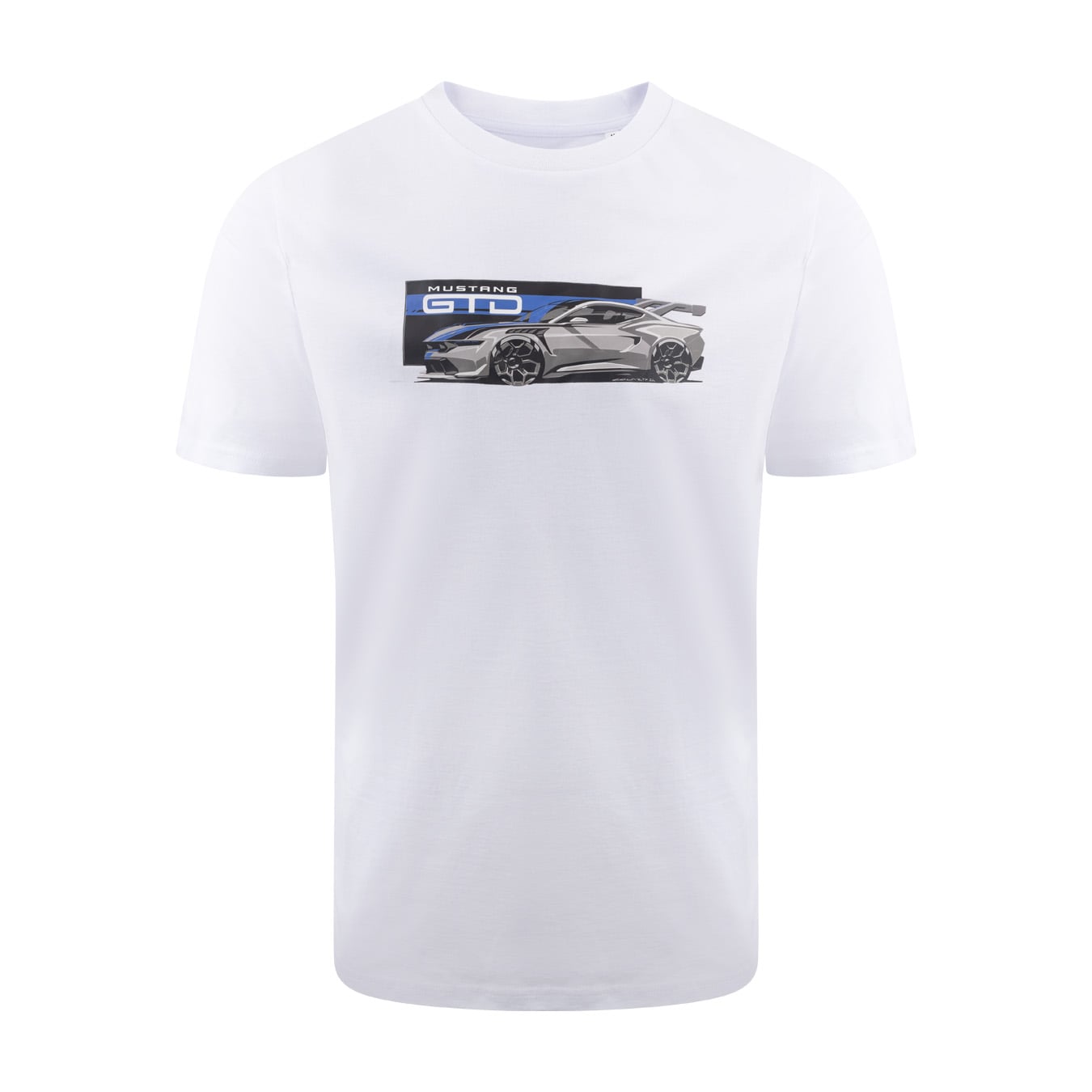 T-Shirt Blanc Ford Mustang GTD