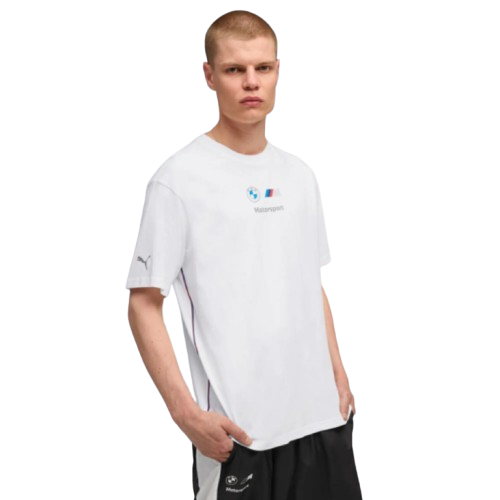 T-shirt BMW Motorsport logo blanc Homme