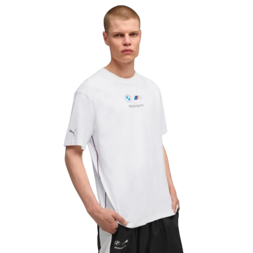 T-shirt BMW Motorsport logo blanc Homme