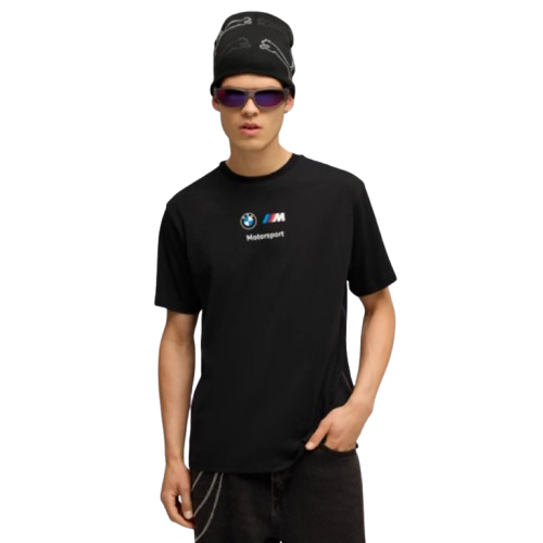 T-shirt BMW Motosport logo Noir Homme