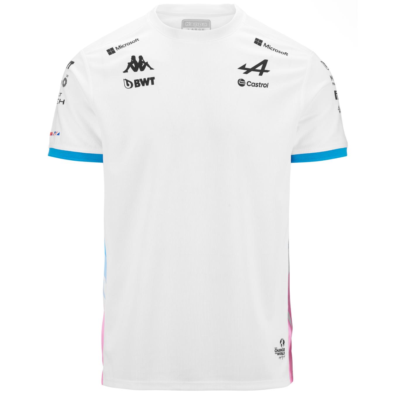 T-Shirt BWT Alpine F1® Team Blanc 2024 Homme