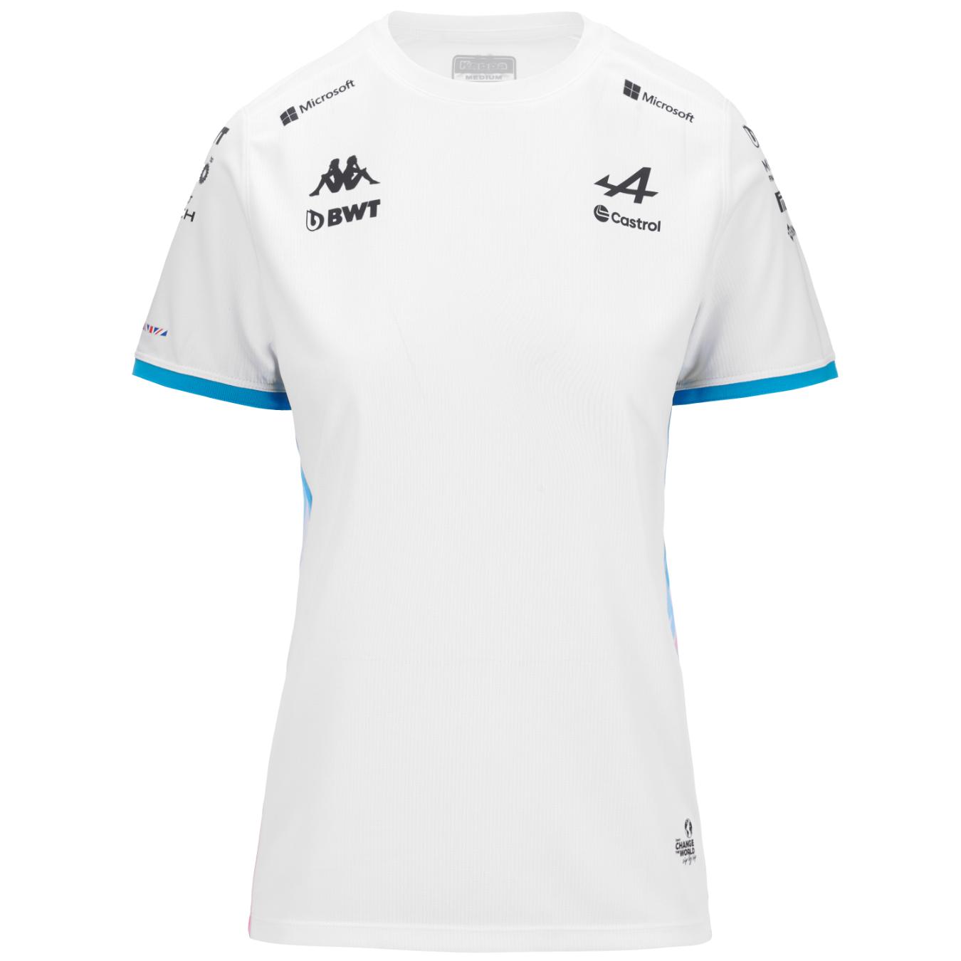 T-Shirt BWT Alpine F1® Team Blanc Femme 2024