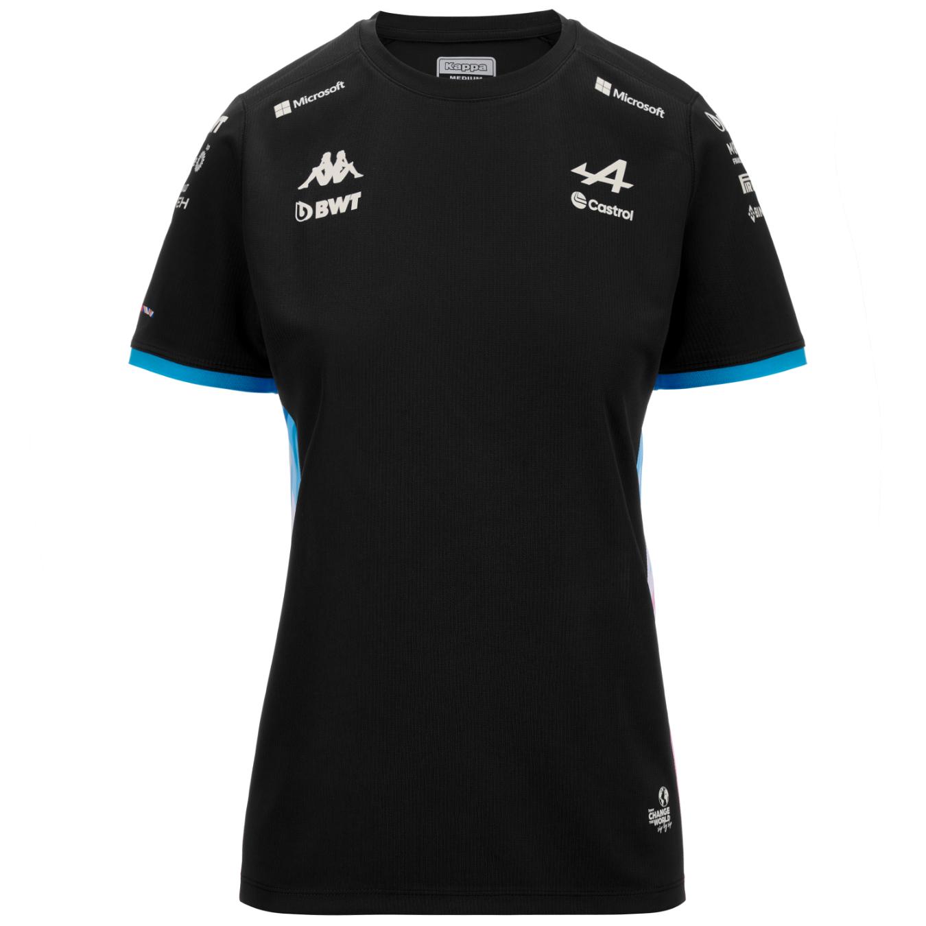 T-Shirt BWT Alpine F1® Team Noir Femme 2024