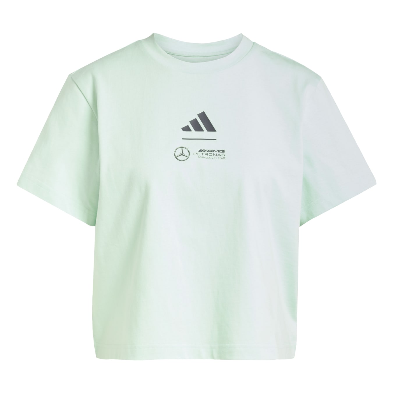 T-shirt court Mercedes AMG vert femme