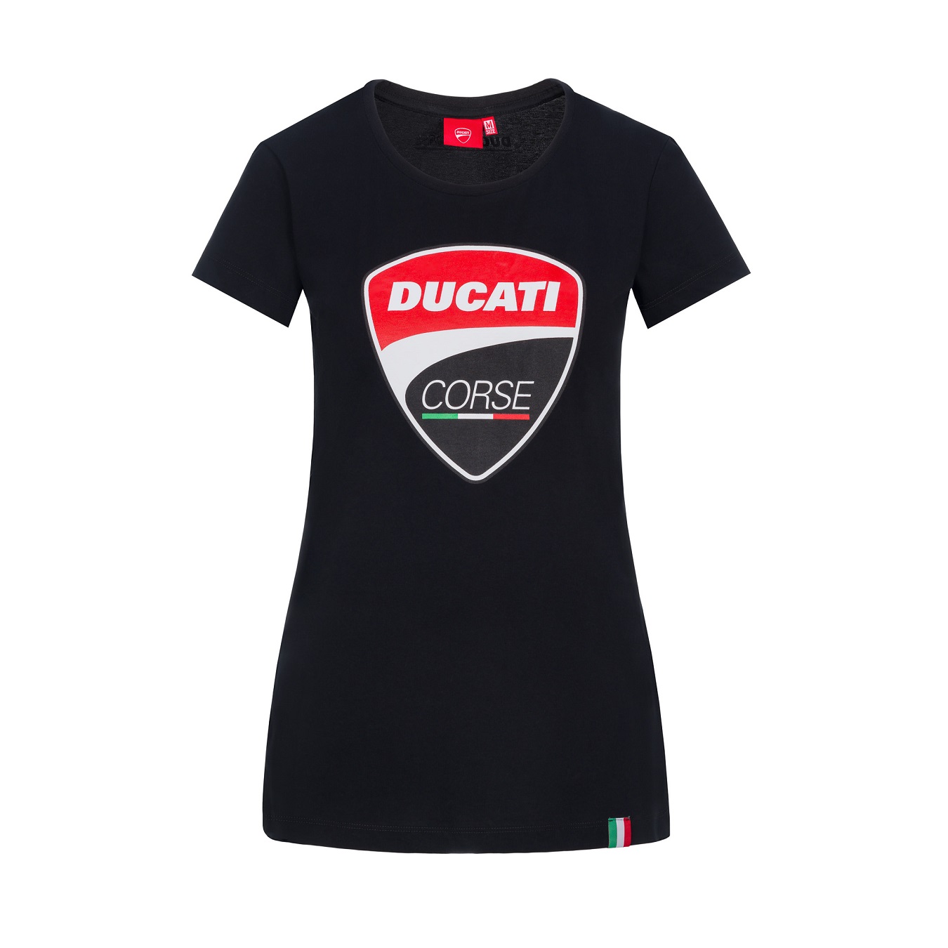 T-shirt DUCATI grand logo noir pour femme