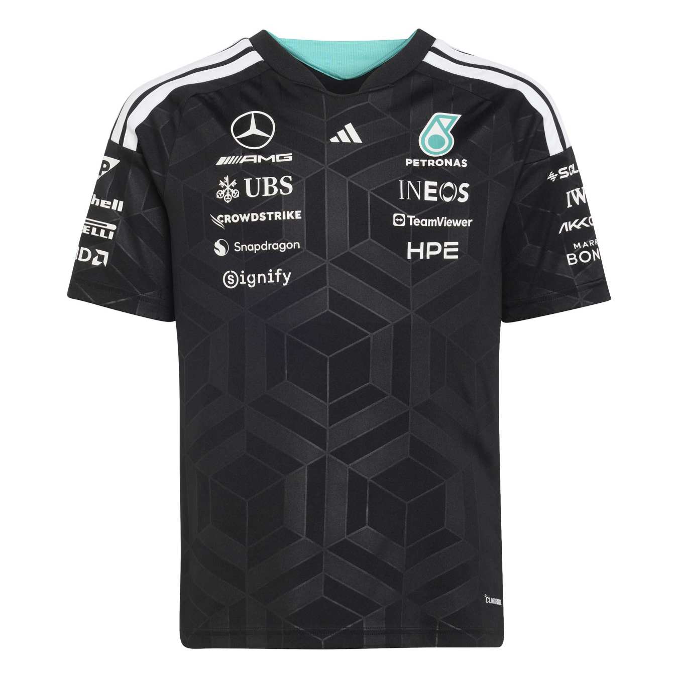 T-shirt Enfant Mercedes AMG Team Noir