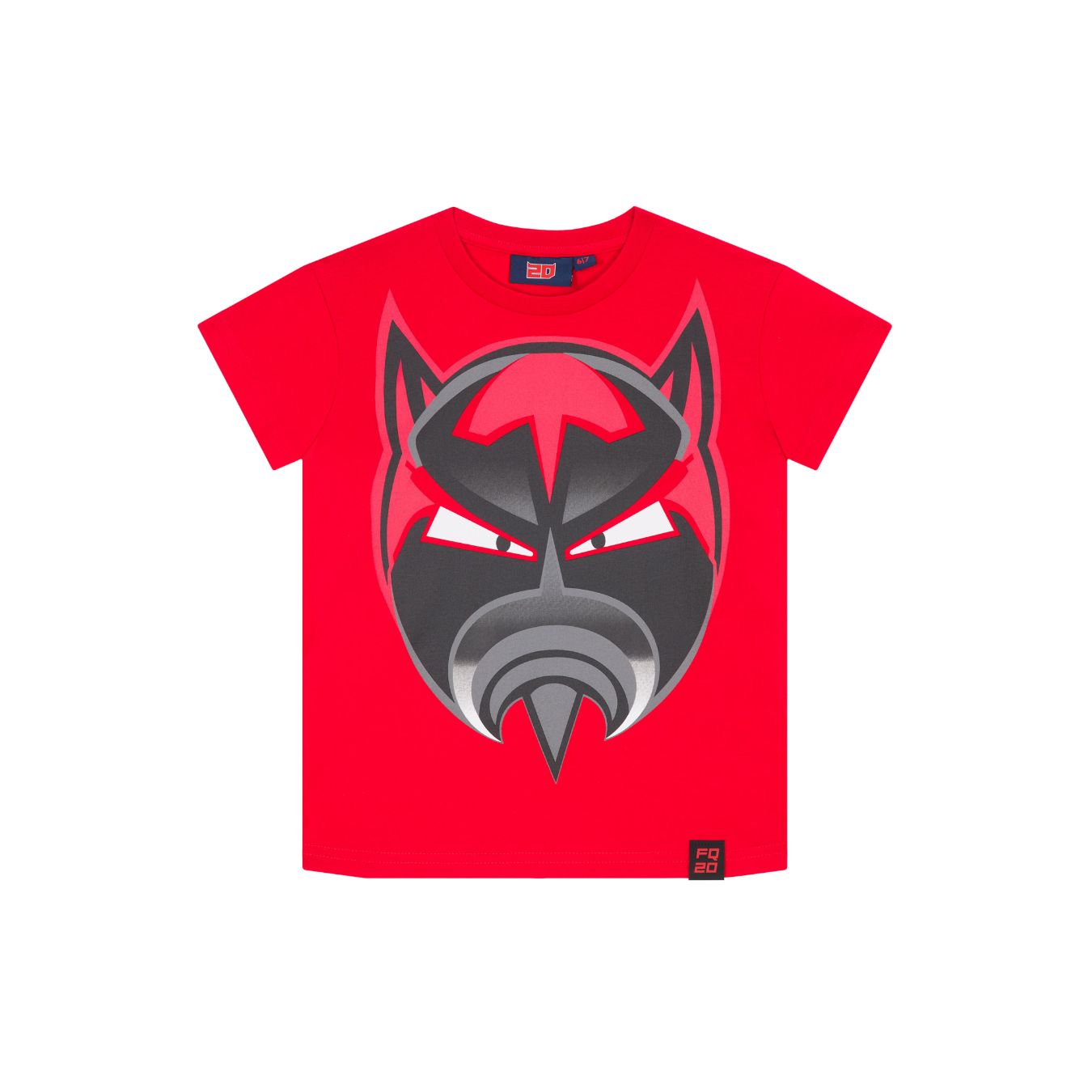 T shirt FABIO QUARTARARO rouge pour enfant